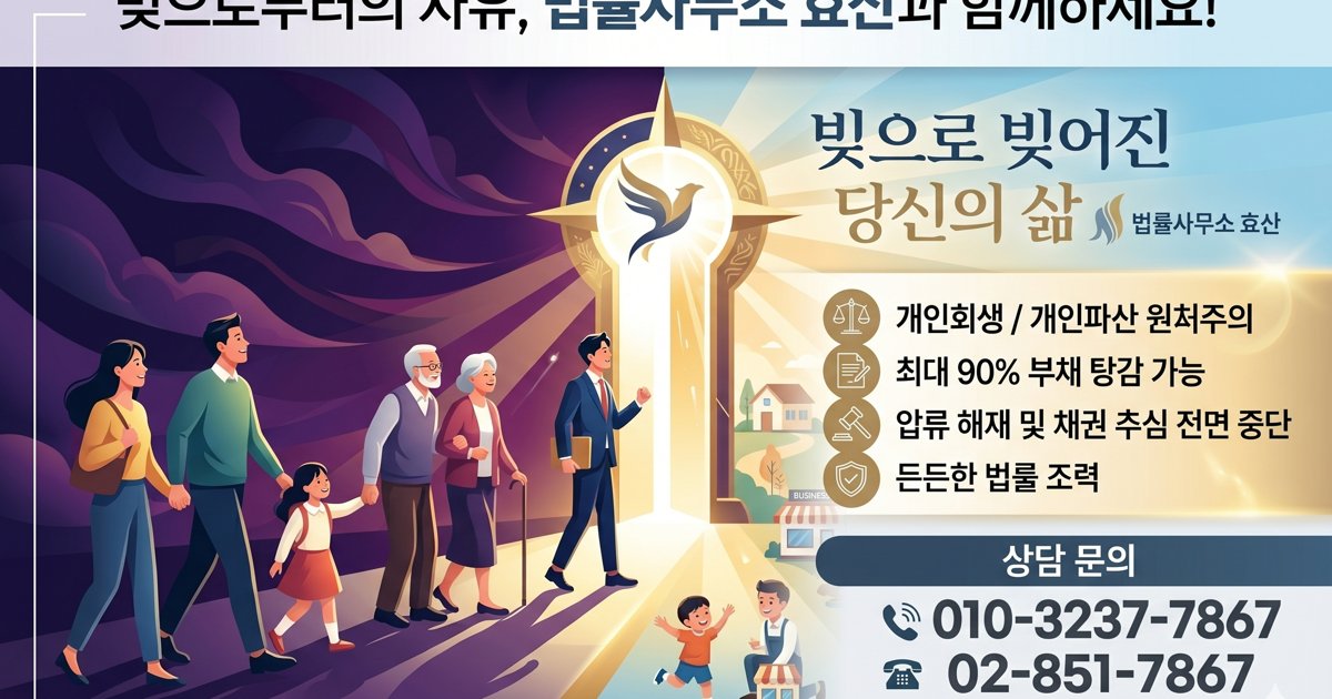 개인회생·파산 준비 서류 - 법률사무소 효산